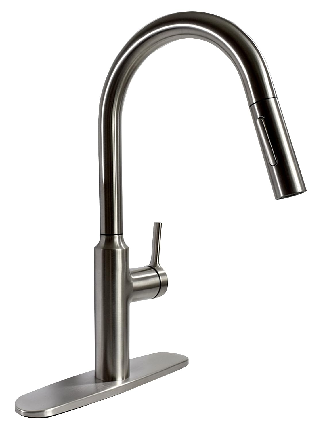 Phoenix Premium Slimline PF231465 Single Handle Pull Down Kitchen Faucet - Brushed Nickel