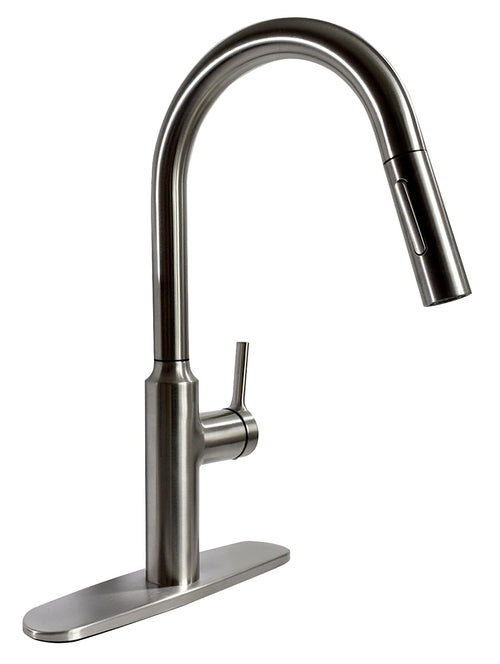 Phoenix Premium Slimline PF231465 Single Handle Pull Down Kitchen Faucet - Brushed Nickel