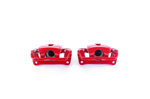 Rear Power Stop S5396 Calipers Pair For 2012 2013 2014 Ford F150 | 2015 2016 2017 Ford F150 [Manual Parking Brake Models] | 2012 - 2018 Ford F150 Raptor [Manual Parking Brake Models]
