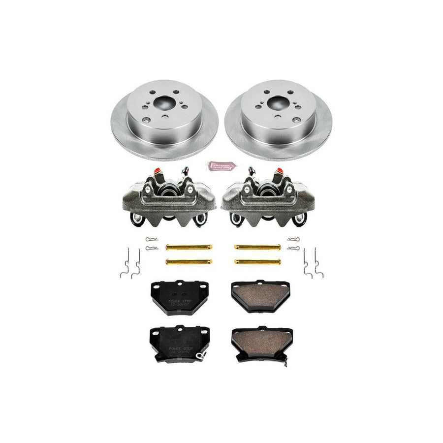 Power Stop 1-Click KCOE2318 Autospecialty Brake Kit with Calipers OE Replacement