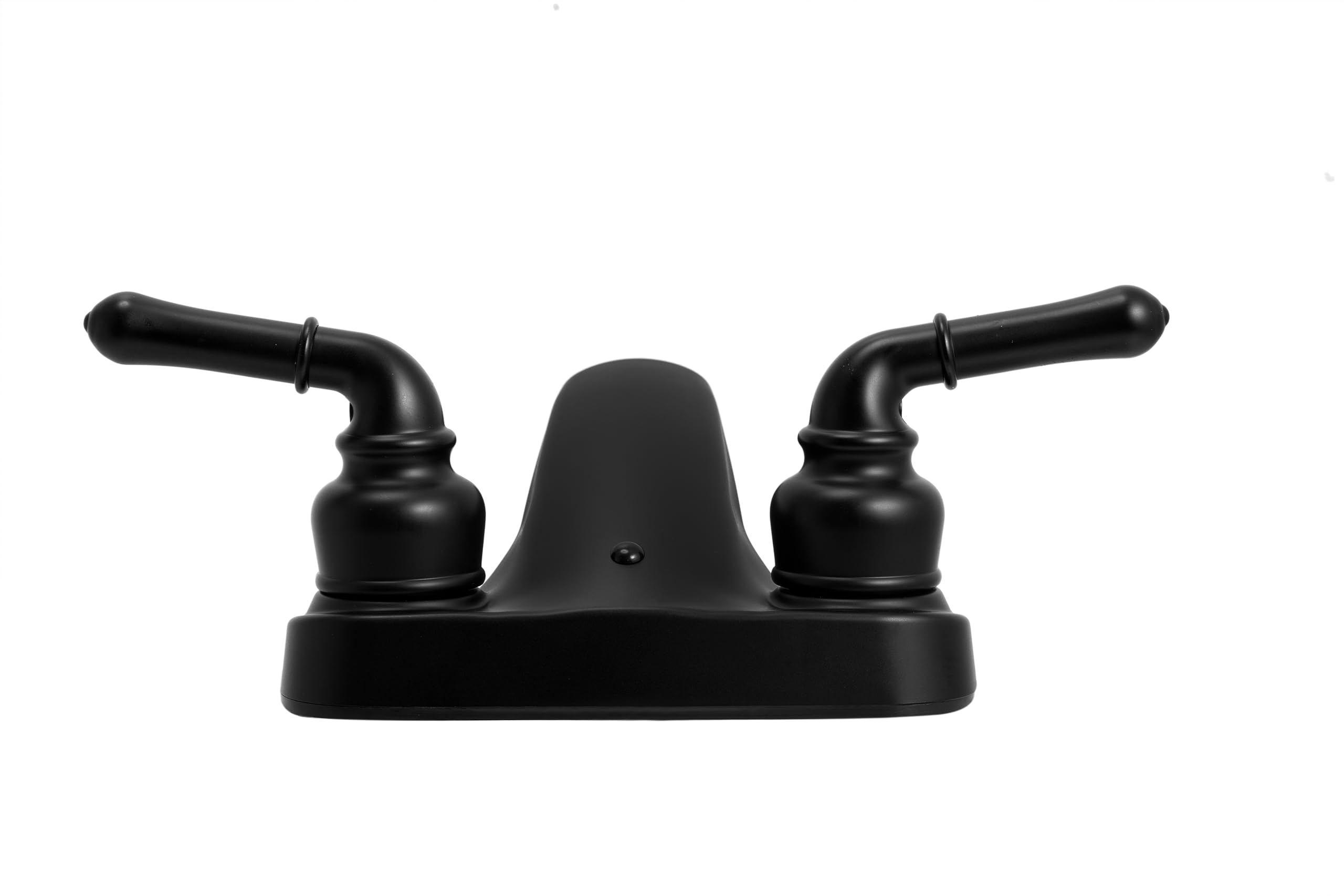 Dura Faucet RV DF-PL700C-MB 2-Hole Bathroom Faucet with Classic 2-Handles (Matte Black)