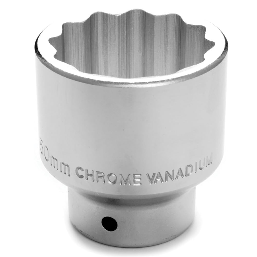 W34850 Performance Tool 3/4-Inch Drive 12-Point Standard Socket 50mm