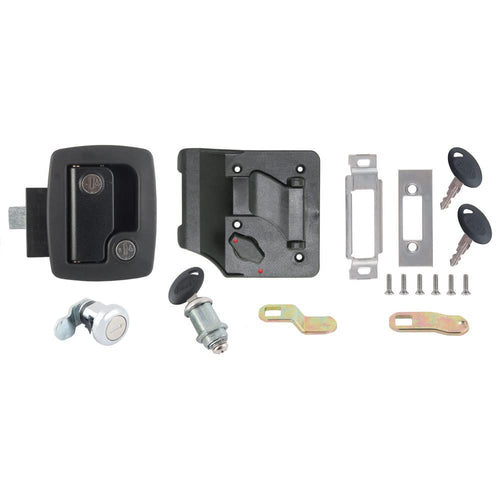 AP Products RV Door Lock Keyed Alike Kit - Standard Black 013-6201