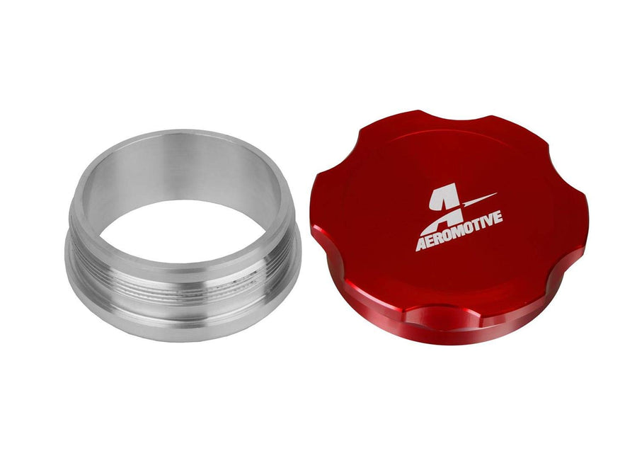 Billet Fuel Cell Cap Kit Aeromotive 18708 with Screw-On Fillcap, Weld-On