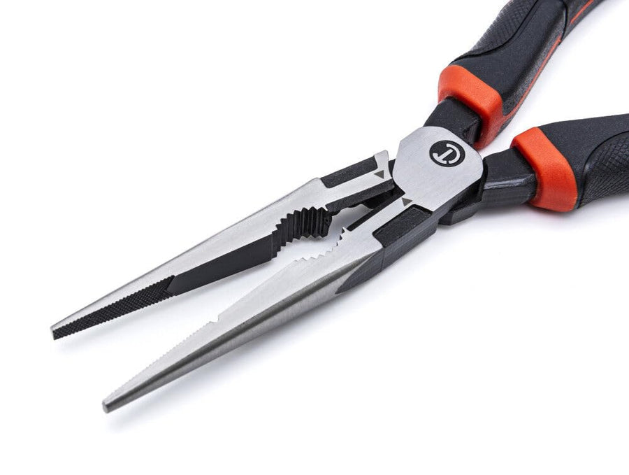 Z2 Long Nose Plier APEX Tool Group with Cushion Grip - Cutting Pliers with Ergonomic Handle & Fastener Grip - 8" - Z6548CG-06
