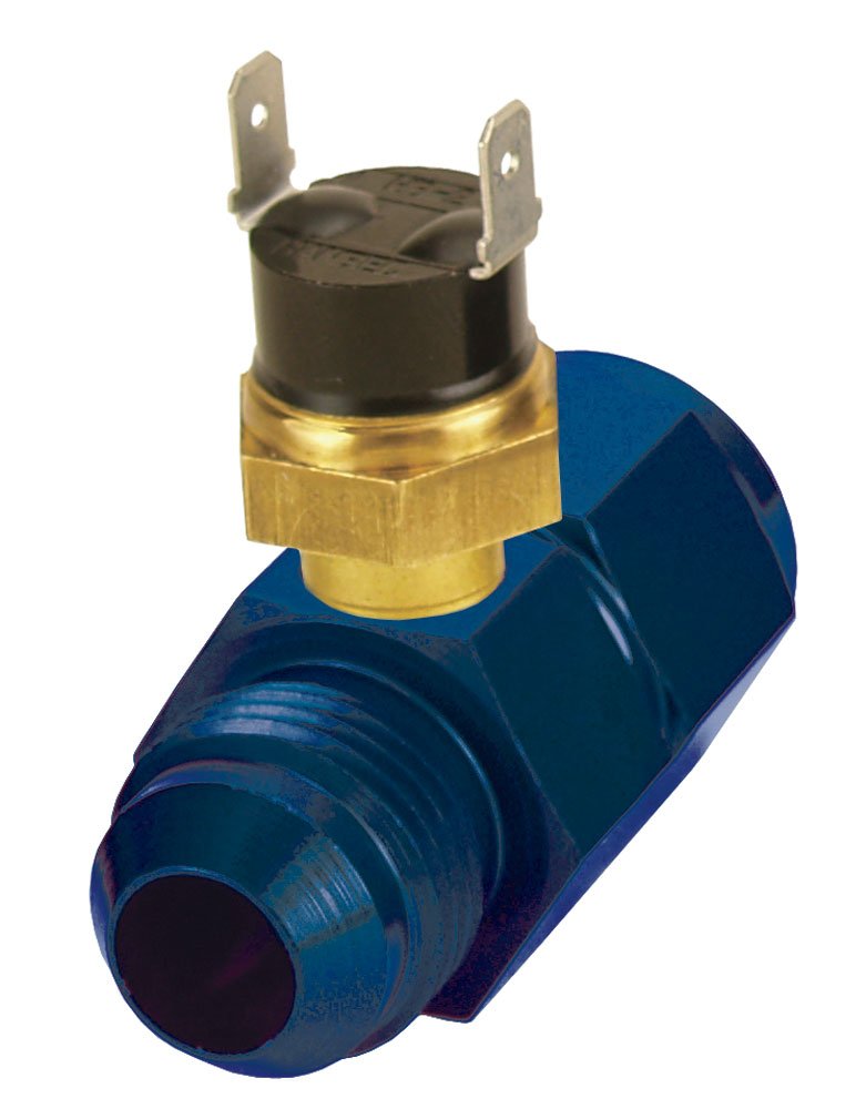Derale 35026 In-Line -8AN x -8AN Premium 190 Degree Fluid Thermostat