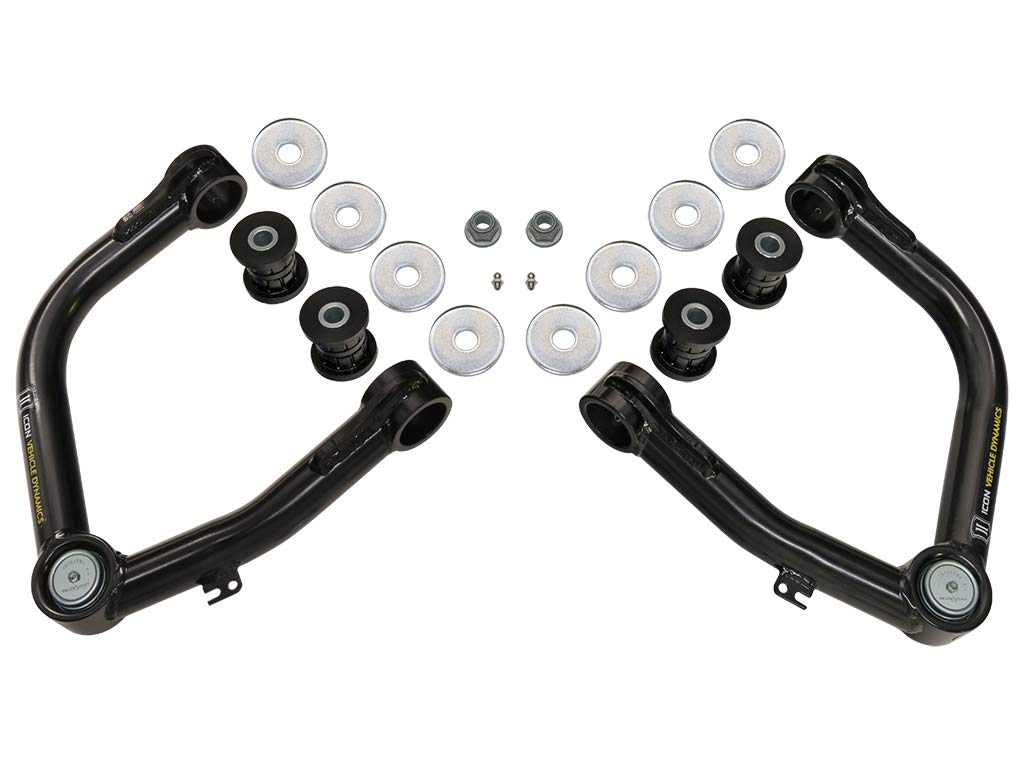 Tubular ICON Front Upper Control Arm w/Delta Joint Kit, Compatible with 2007-21 Toyota Tundra, 58460DJ