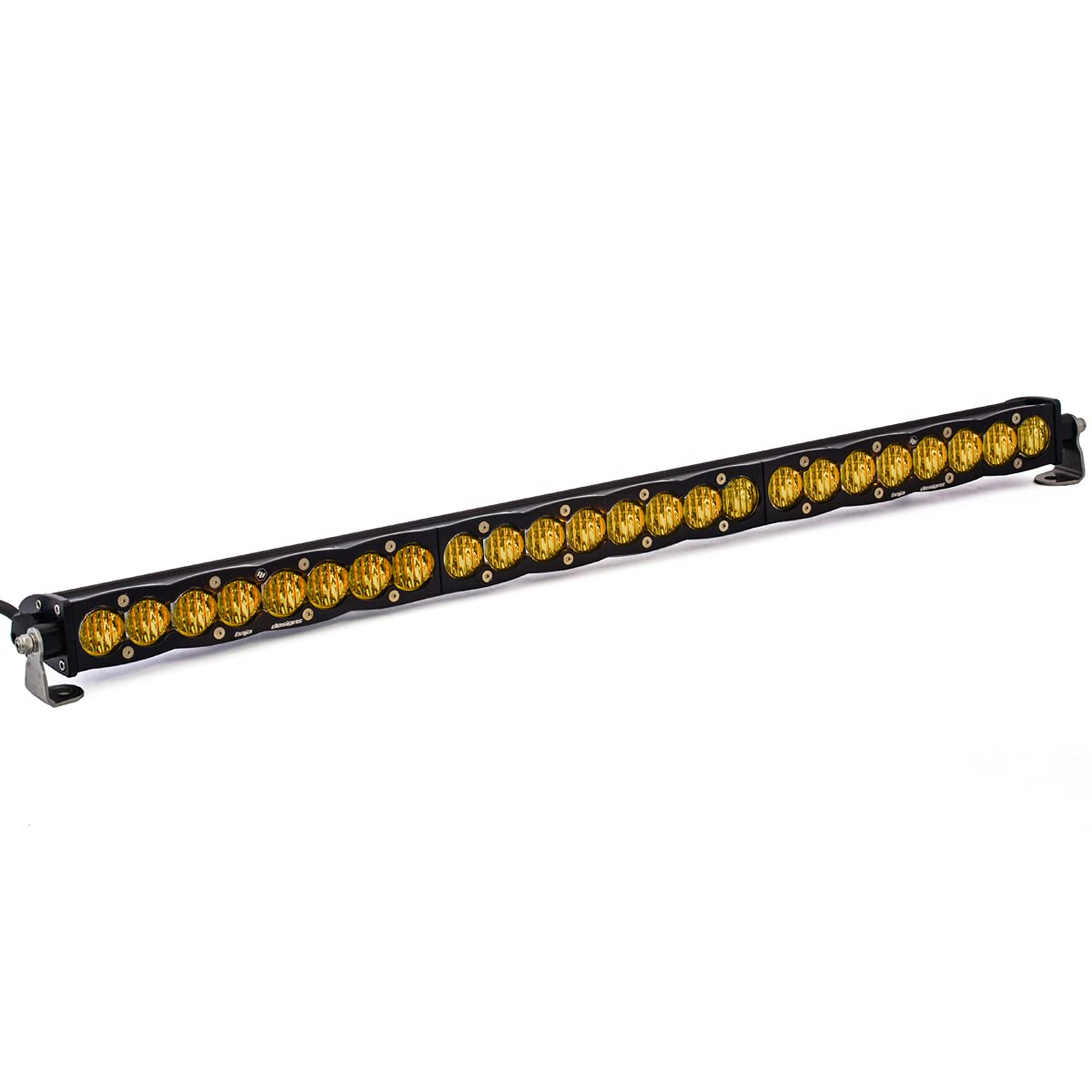 Baja Designs 30" S8 LED Light Bar - Slim Off-Road LED Light Bar for Trucks, Wranglers, 4x4, UTV, ATV - Amber Backlight (Wide Cornering; Baja Amber Lens)