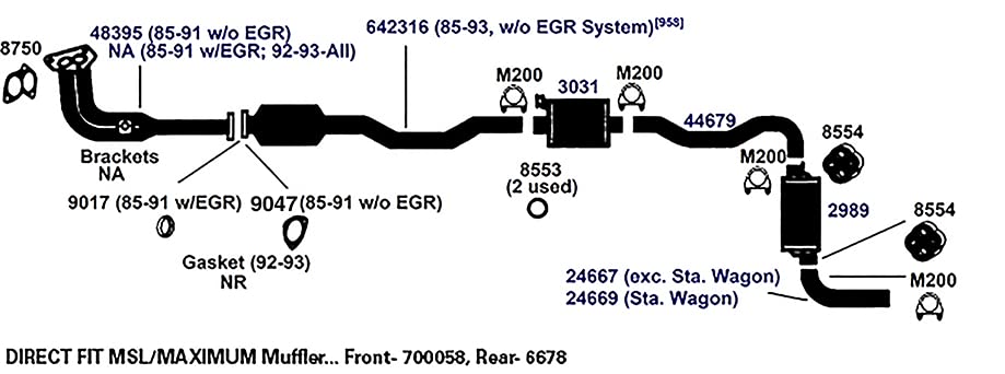 Exhaust Hanger AP Exhaust 8553