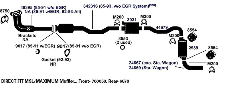 Exhaust Hanger AP Exhaust 8553