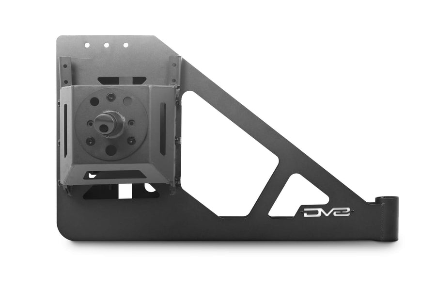MTO Series Rear Bumper Spare Tire Swing Gate DV8 Offroad for the 2018-2025 Jeep Wrangler JL | Single Action Swing Gate | Compatible with our MTO Series Steel Wrangler Rear Bumper