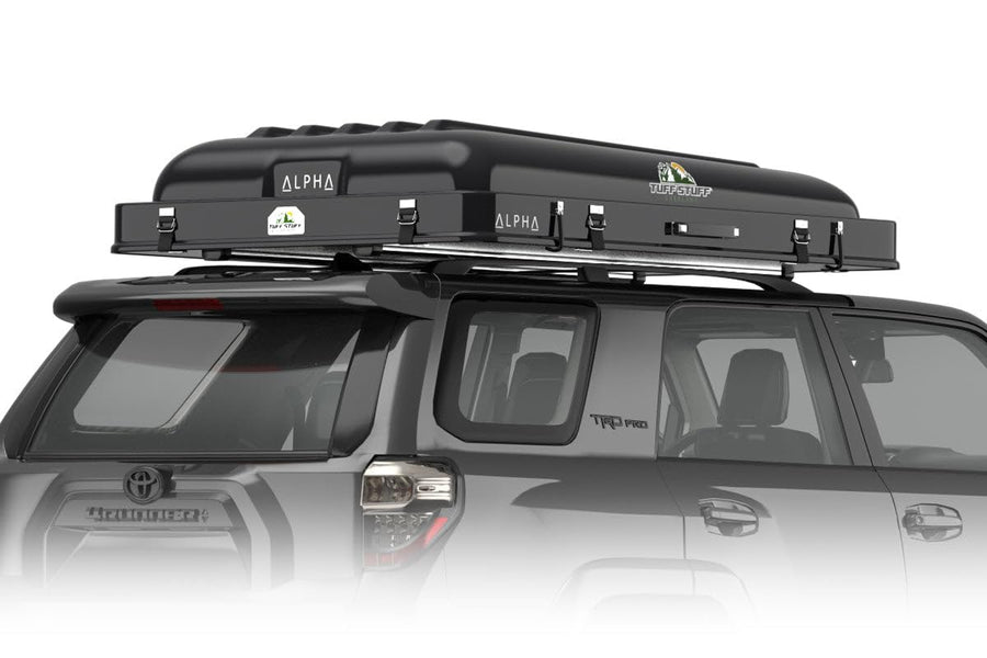 Tuff Stuff TS-RTT-CS-BK Overland Alpha™ Hard Top Side Open Tent; Black; 4 Person