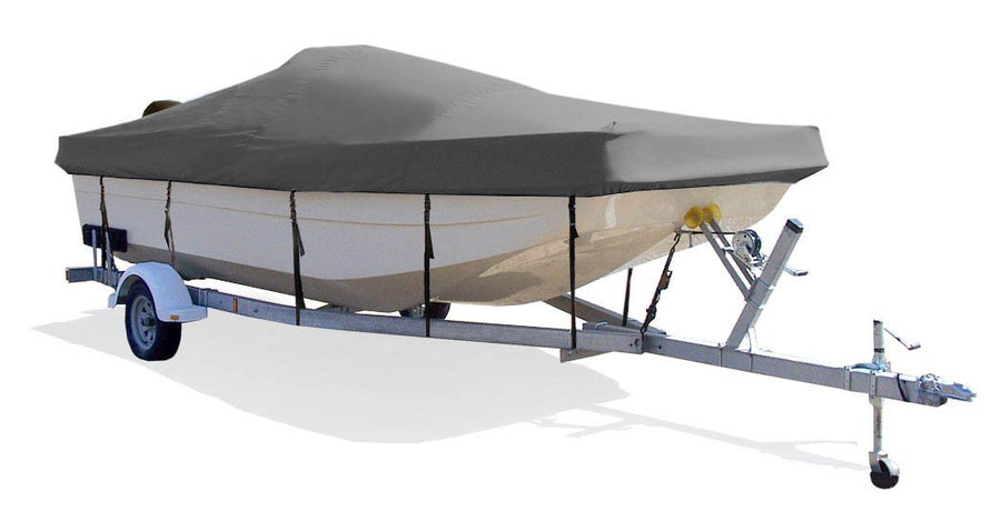 Taylor Made Products Semi-Custom Trailerite Boat Cover for Center Console Bay Style Boat with Outboard Motor - Includes Motor Hood, Multiple Sizes and Colors
