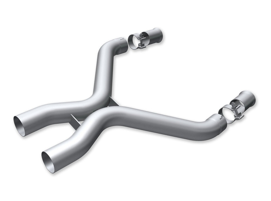 BORLA Performance Exhaust 60513 X-Pipe 2011-2014 Ford Mustang GT 5.0L V8/ 2011-2012 Shelby GT500 5.4L V8 Supercharged Automatic/Manual Transmission Coupe/Convertible