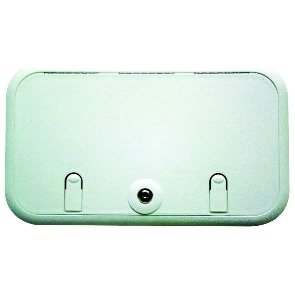 Designer Series T-H Marine Locking Hatch - 13 x 24 Inches - White