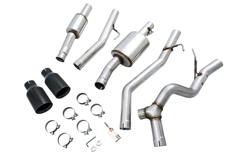 AWE Suite Exhaust for the Jeep JT Gladiator - Cat-back / Tread Edition (Dual) / 2 - Diamond Black