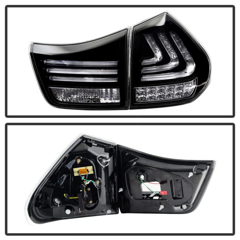 Lexus LED Tail Light Spyder Auto ALT-YD-LRX04-LED-BK