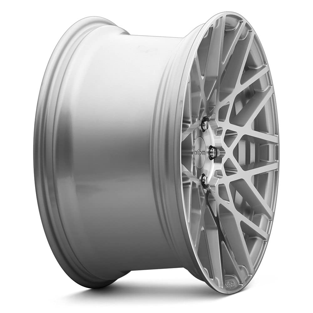 R110 Rotiform 19X8.5 5X112 GL-SLVR-MACH 35MM - R1101985F8+35