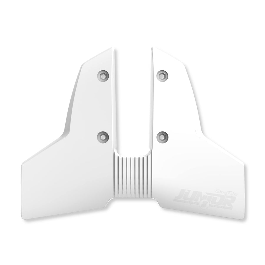 Classic Junior 2 STINGRAY HYDROFOILS for 9.9-40 hp (White) - Best for Small Boats - Stabilizer Fins for Outboard/Outdrive Motors - Made in The USA