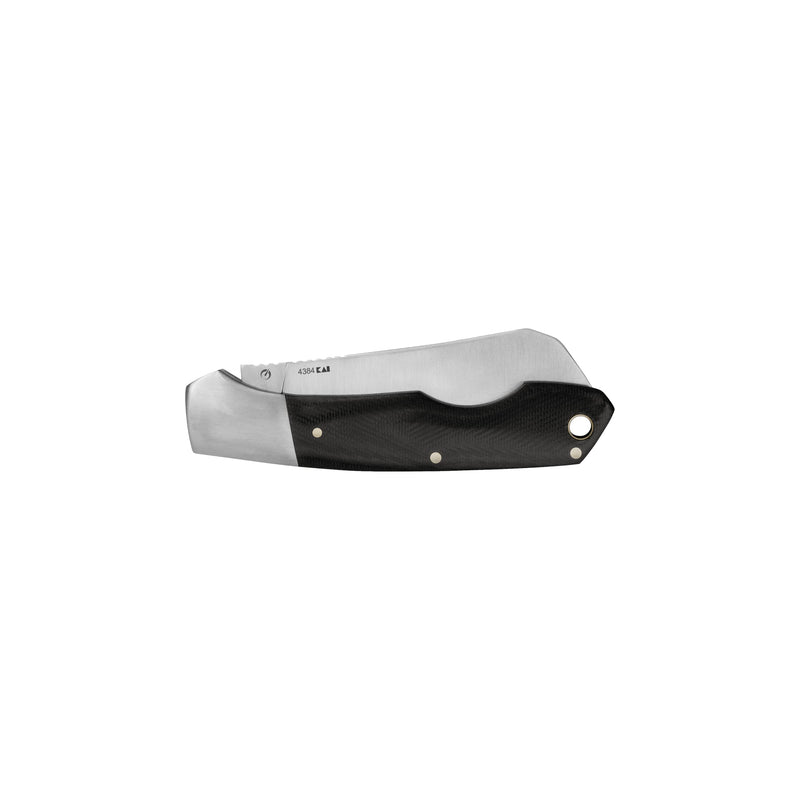 Kershaw Manual Folding Pocket Knife Parley with Cleaver Style Blade, Slipjoint Design with Nail Nick, 3.1 inch Blade and Micarta Handle, Black