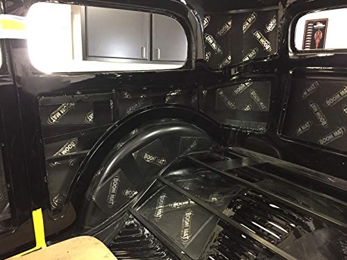 Boom Mat Design Engineering Sound Deadening Material with Adhesive Backing | 2mm 12" x 12.5" (Pack of 8)