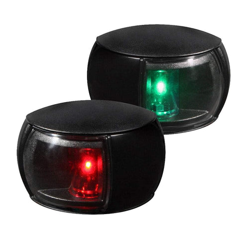 Hella Marine Port & Starboard Pair NaviLED - 2nm - Clear Lens/Black Housing