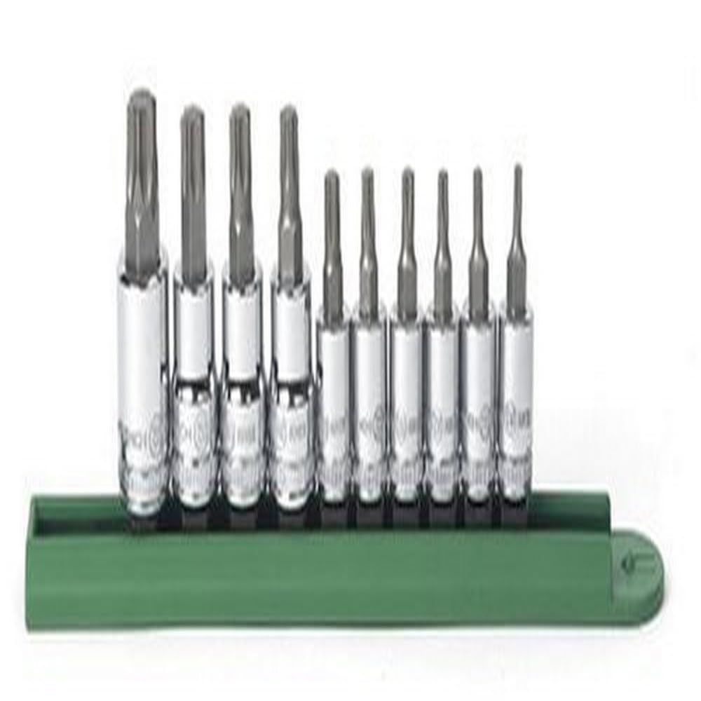 1/4" & 3/8" Drive GEARWRENCH Torx Bit Socket Set 10 Pc.- 80722