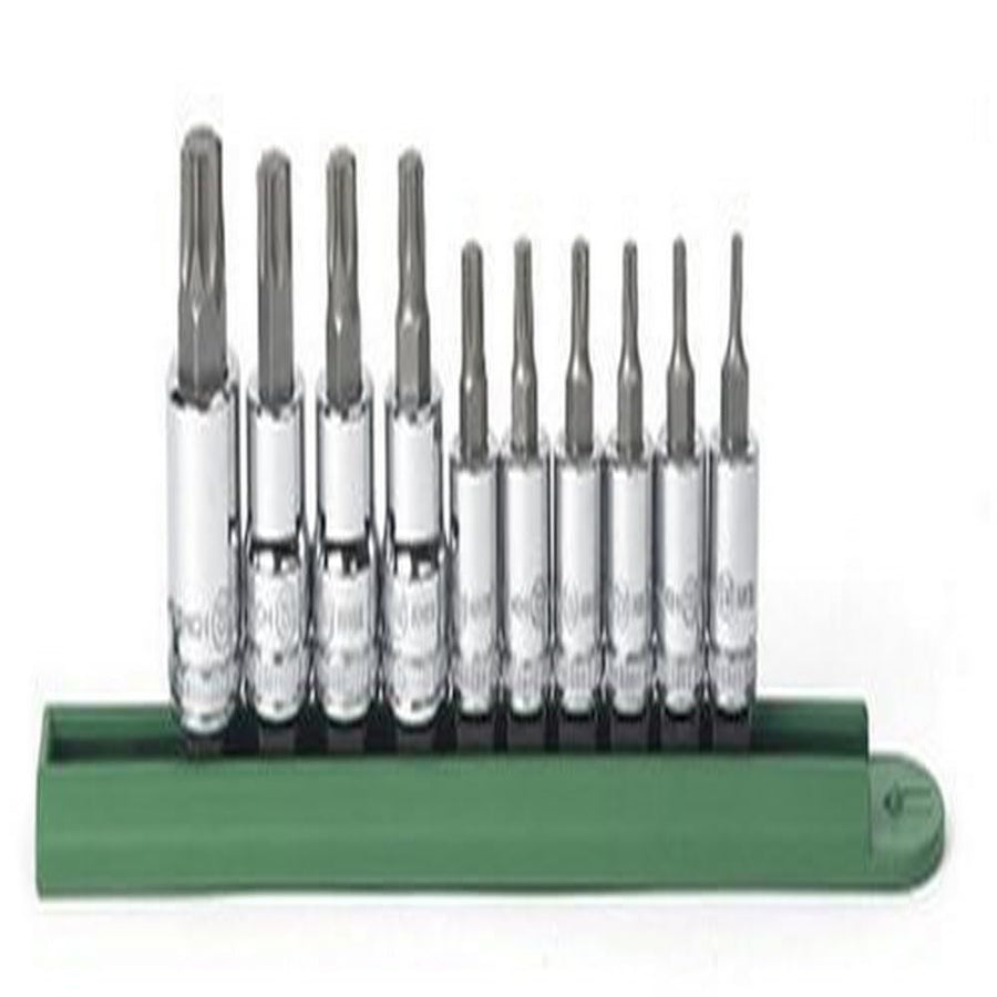 1/4" & 3/8" Drive GEARWRENCH Torx Bit Socket Set 10 Pc.- 80722