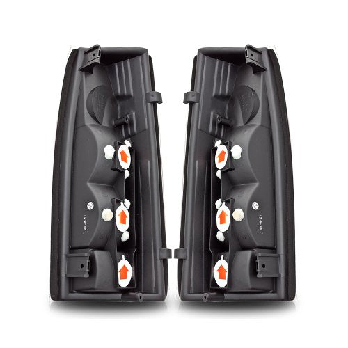Winjet Tail lights Altezza Series for 1993 1993 1994 1995 1996 1997 1998 1999 2000 C1500 C2500 C3500 K1500 K2500 K3500 Suburban Blazer Tahoe Yukon Escalade