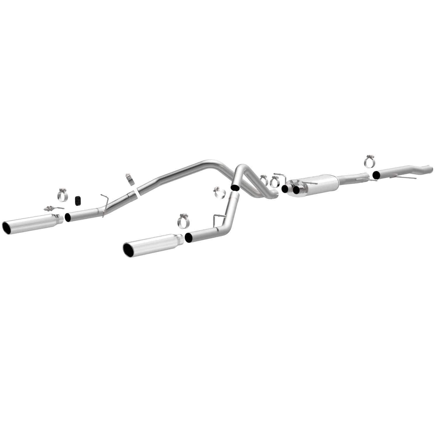 Large MagnaFlow Stainless Steel Performance Exhaust System Kit 15565