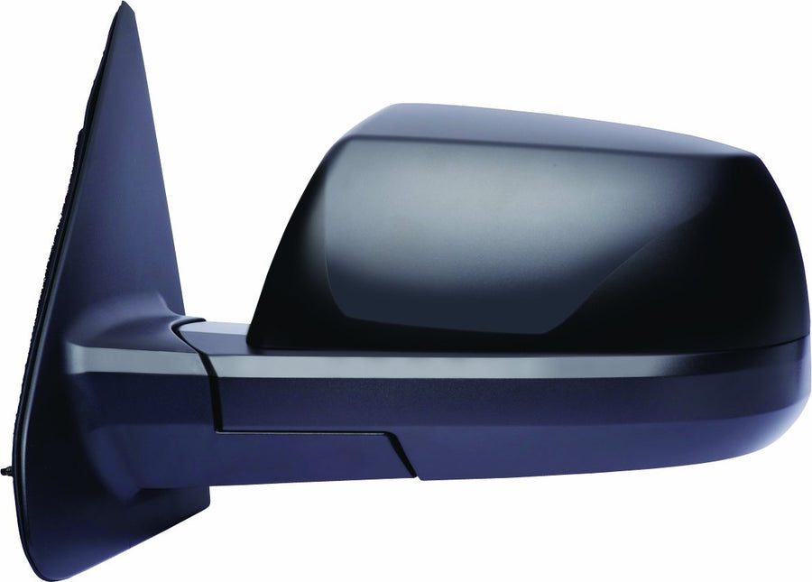 Mirror Driver Side for Toyota Tundra Pick-Up SR-5, Toyota Sequoia SR5, w/Cold Climate, Black PTM, Foldaway, Heated Power