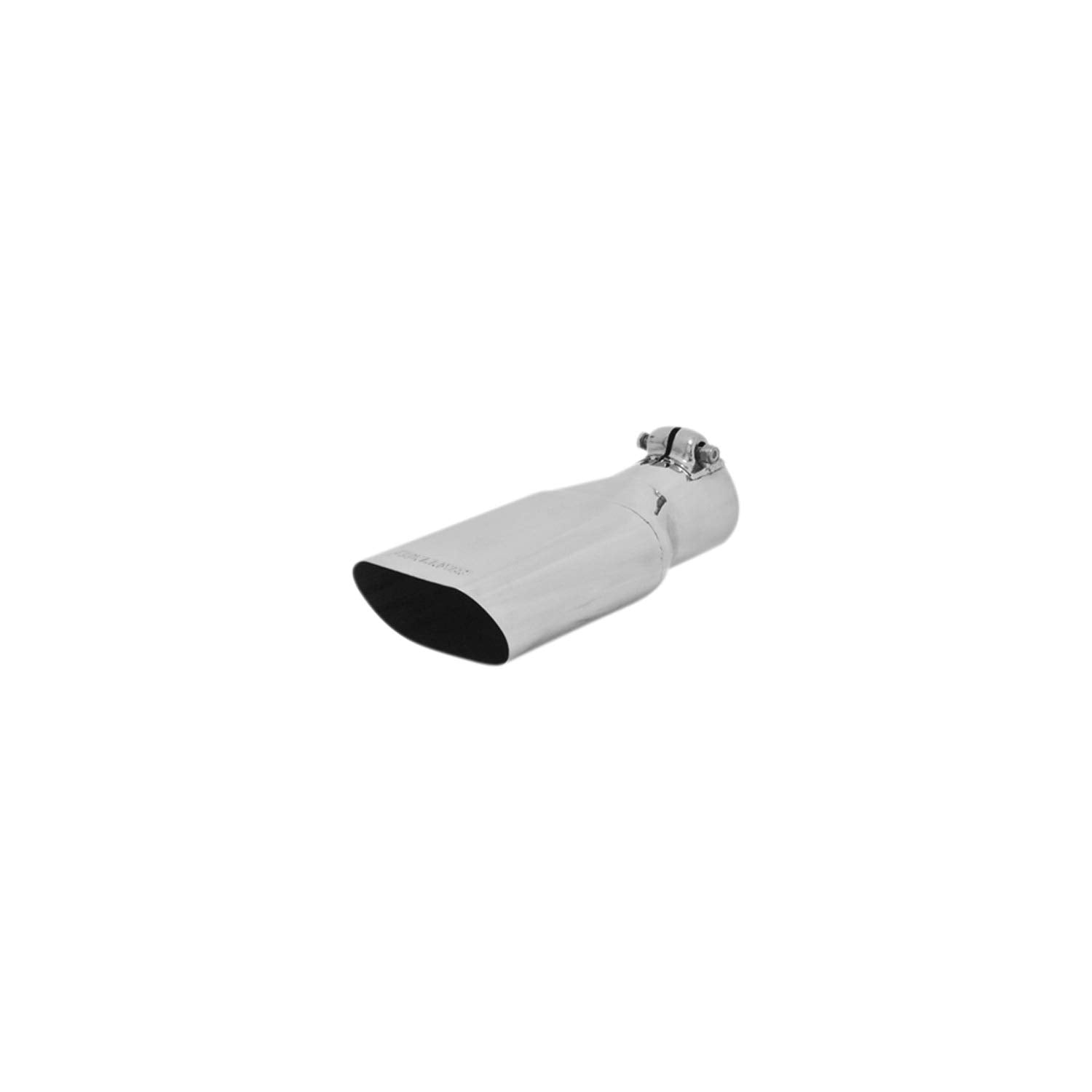 Exhaust Tip Flowmaster 15385 4.25 x 2.25 Inch Oval Polished 304 Stainless Steel Fits 2.50 Inch Tubing Clamp on
