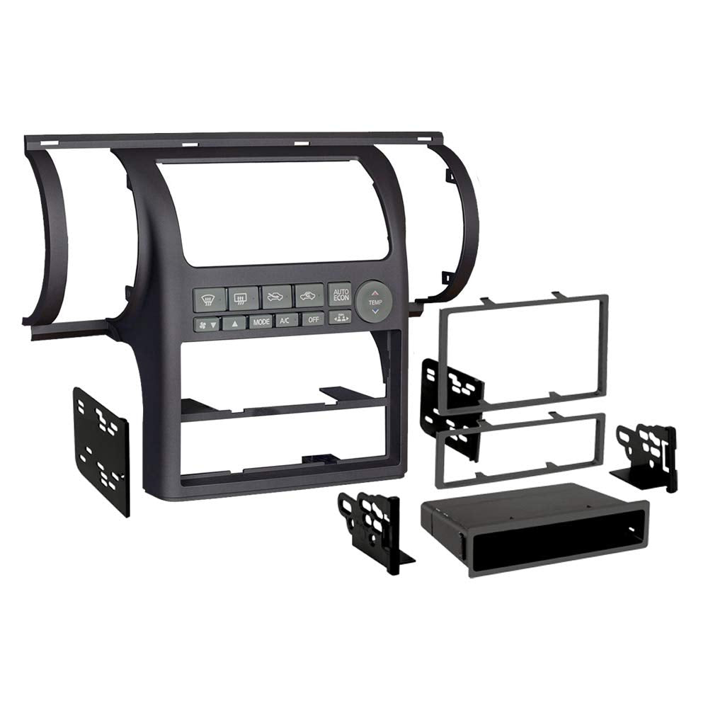 Metra 99-7604B Installation Kit for Single/Double DIN, 2003-2004 Infiniti G35, Black