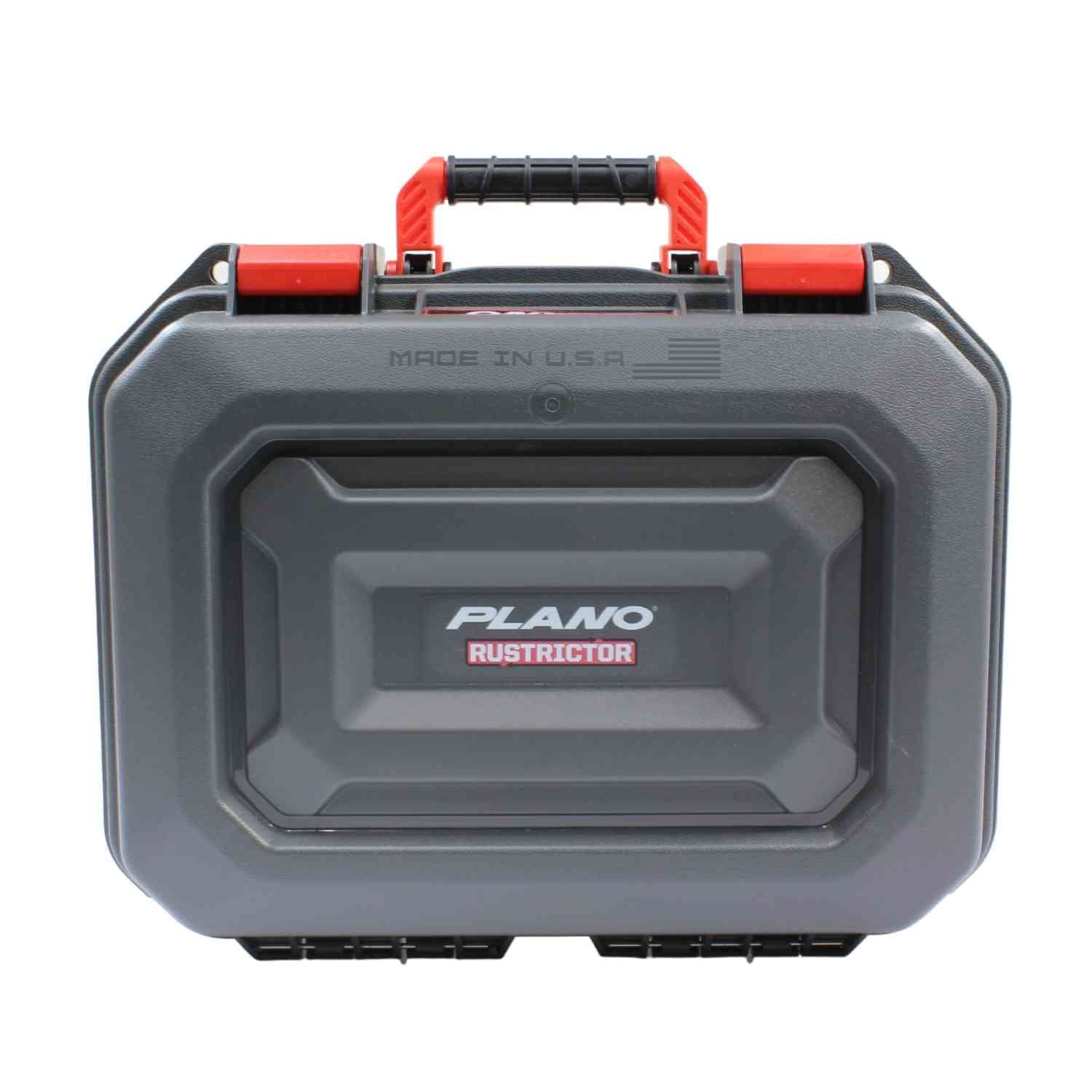 Plano All-Weather Rustrictor Double Pistol Case, Durable, Rust and Corrosion Resistant, TSA-Approved Gun Case with Perforated Pluck Foam for Custom Protection
