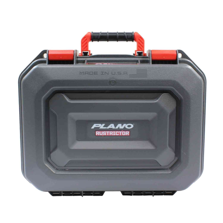 Plano All-Weather Rustrictor Double Pistol Case, Durable, Rust and Corrosion Resistant, TSA-Approved Gun Case with Perforated Pluck Foam for Custom Protection