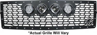 Vision X Lighting VX Grille Cannon XIL-OEGC15CHD GEN 2 Style Grille Insert (2015-Current Chevrolet Silverado 2500/3500)