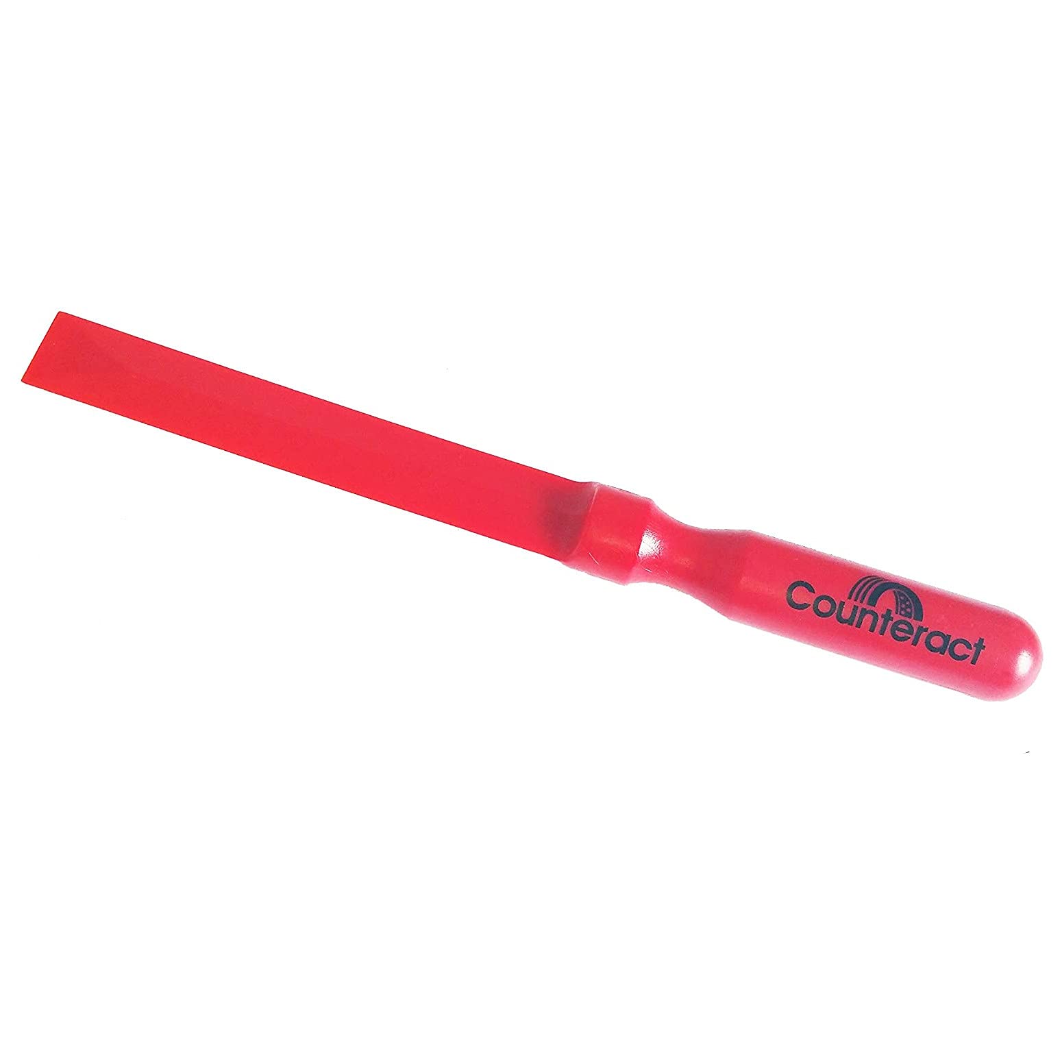 Counteract Multi-Purpose WWR Tire/Wheel Weight Remover Scraper Tool for Stick-on Weights, Decals, and Gaskets, Ergonomic Handle, Red Plastic Construction, 7/8" W x 10-1/4", 5 Pack