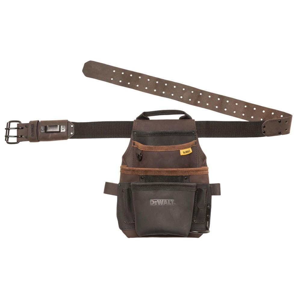 Leather DEWALT Pouch W/Belt