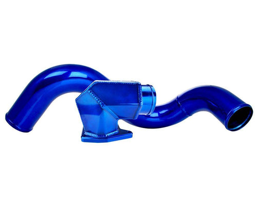 Cold Side Charge Pipe Kit & Sinister Diesel Intake Elbow (Hexagon) for 2003-2007 Ford Powerstroke 6.0L