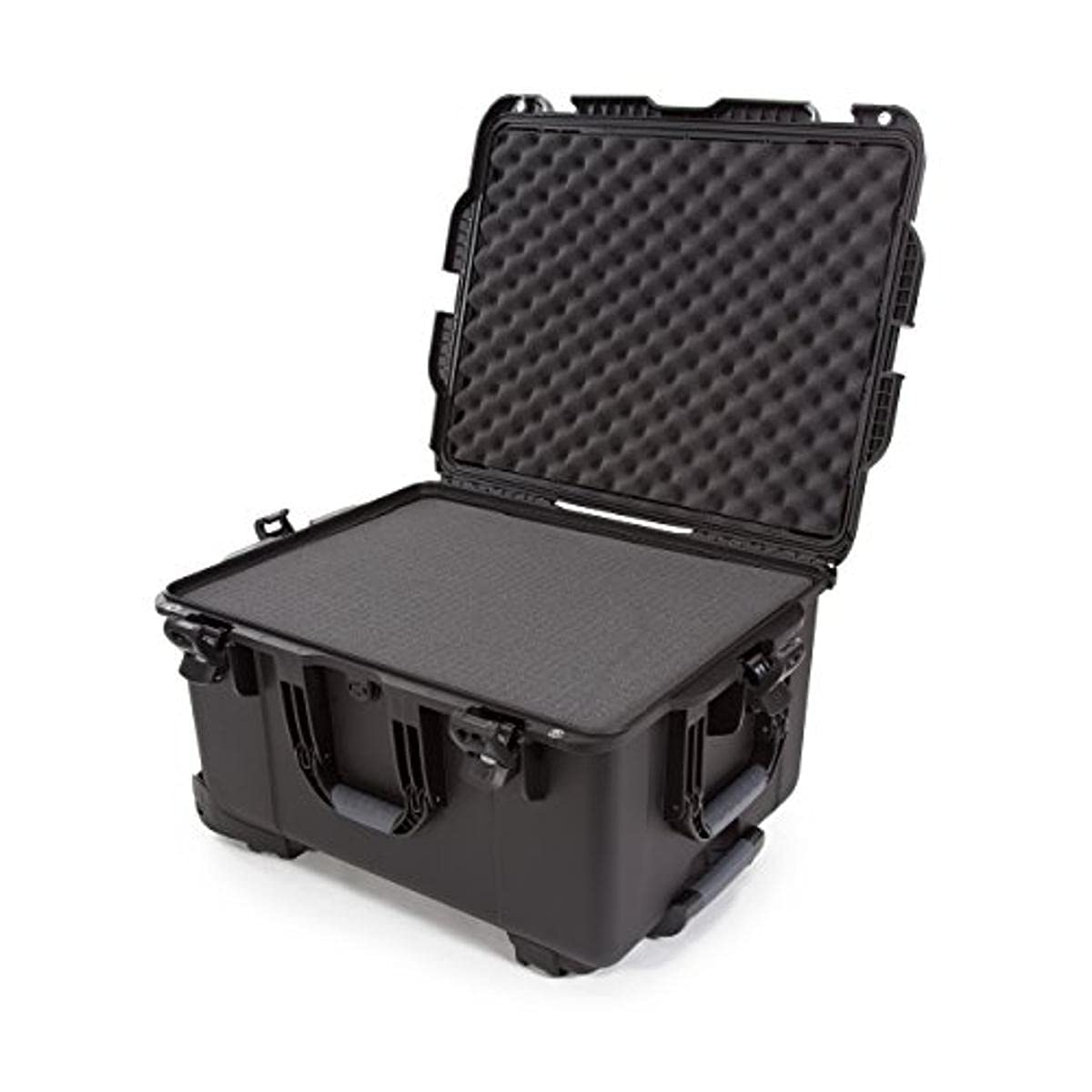 NANUK 960 Wheeled Series Lightweight NK-7 Resin Waterproof Protective Rolling Case with Foam, Black