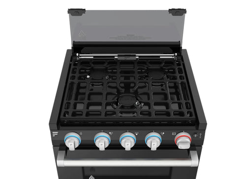 21" Greystone RV Digital Gas Range, Stainless W/Towel Rack Handle