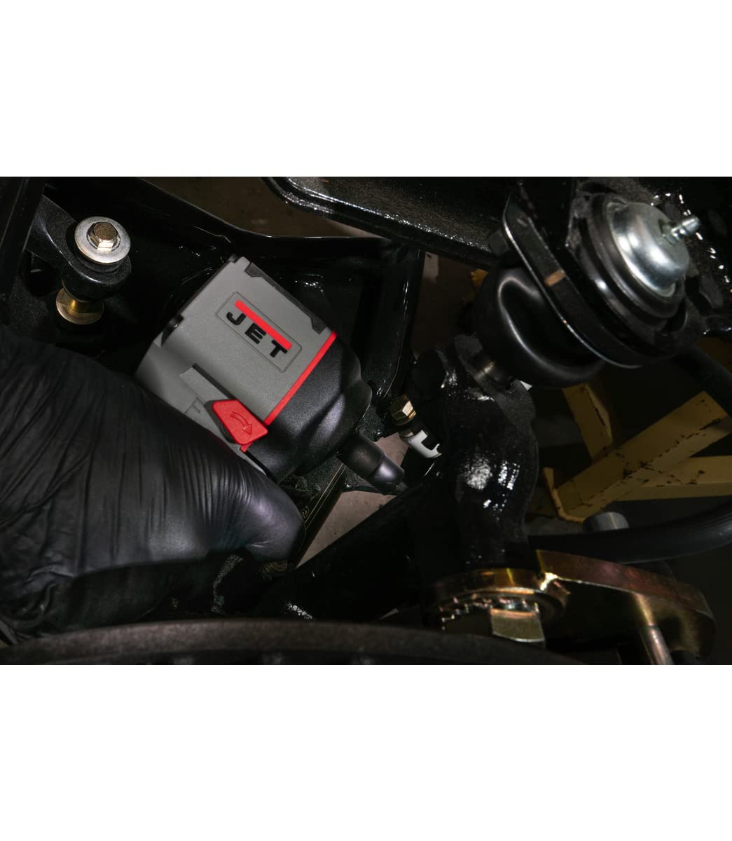 3/8-Inch JET Stubby Impact Wrench, 430 ft-lbs, 8500 RPM (JAT-125)