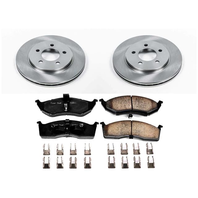 POWERSTOP Autospecialty KOE2140 Front Replacement Brake Kit-OE Brake Rotors & Ceramic Brake Pads