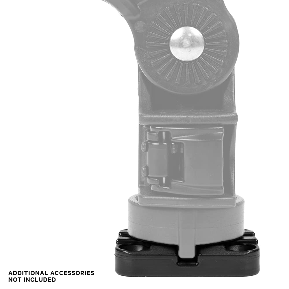 MightyMount II YakAttack | Compact Track Mount for Kayak Accessories | LockNLoad & T-Bolt Compatible | Includes Mounting Hardware | 2" x 2.375" x 0.5" | Made in USA