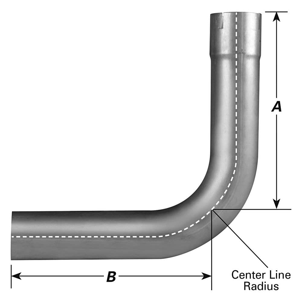 90 Degree Elbow, AP Exhaust (10670) Aluminized Steel