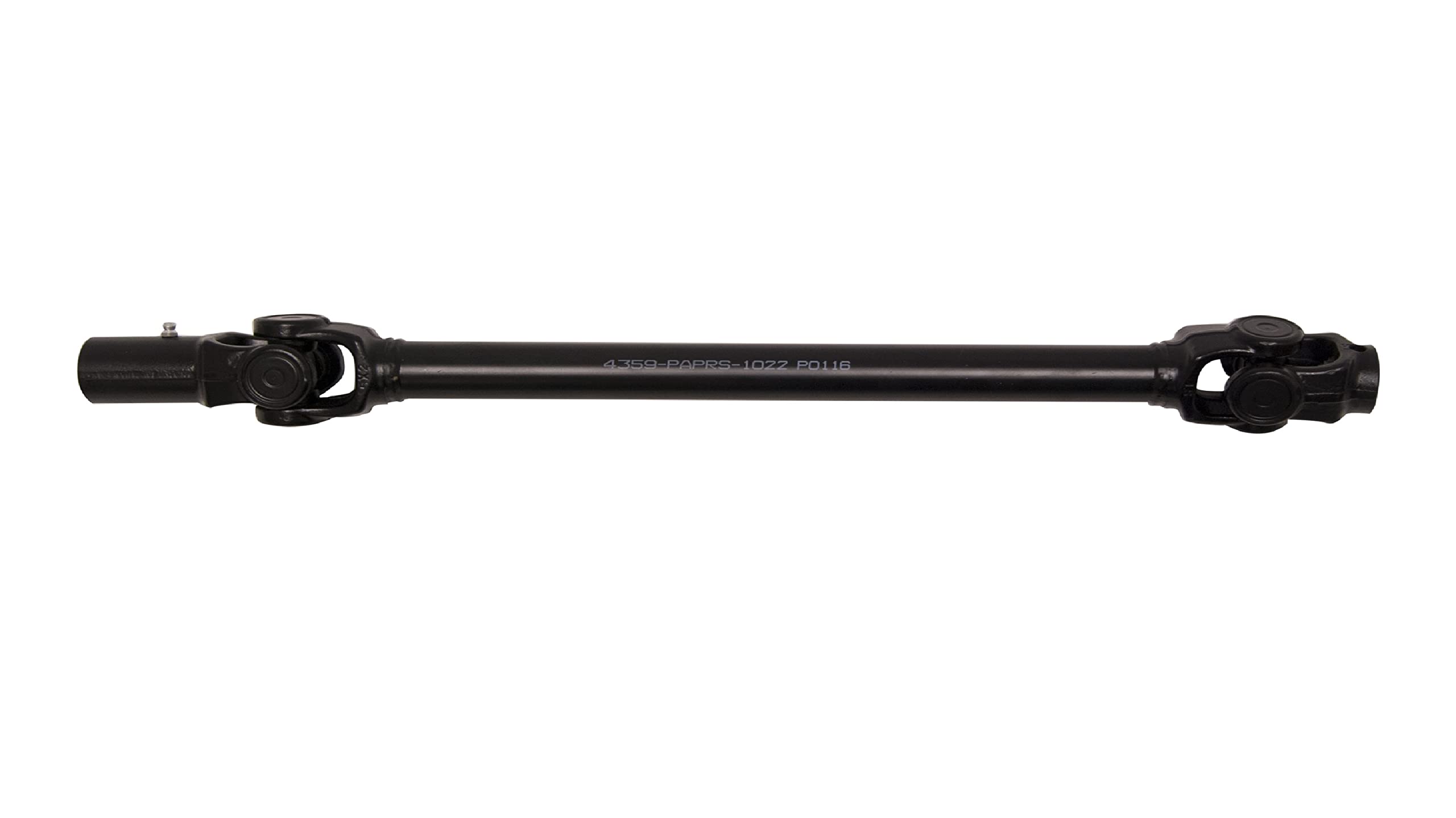 Front Rugged Propeller Shaft for Polaris RZR 900, Powder Coated Black Shafts for Extreme Durability, U-Joints with Greased Fittings, See Fitments in Description OEM: 1332993, 1332824