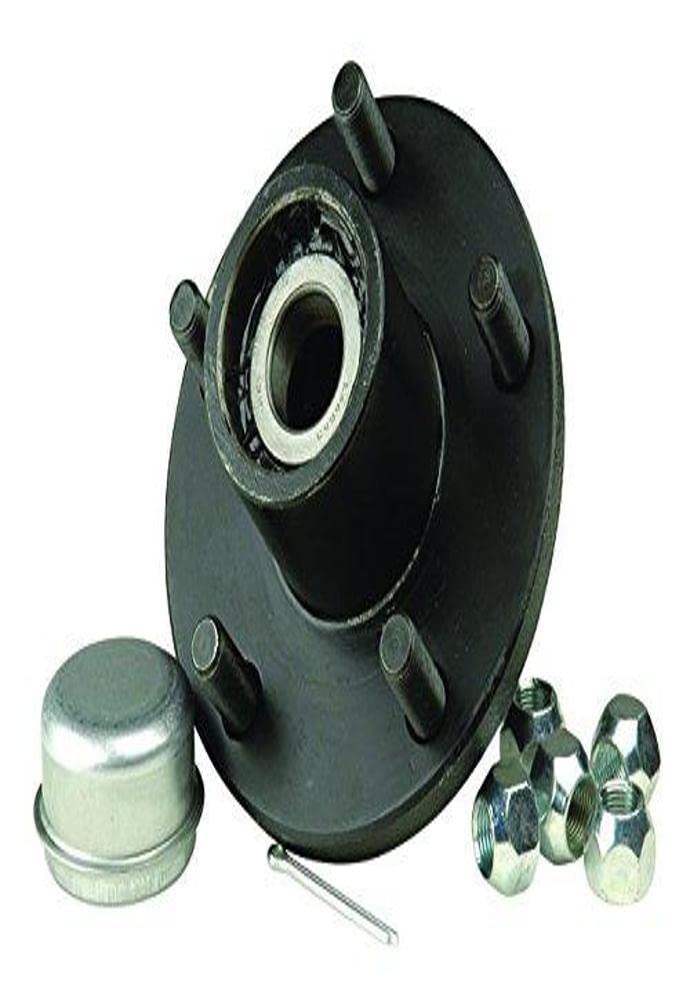 Trailer Hub Kit - CE Smith - Boat Trailer Hub kit for Trailer Accessories - 1.37" Tapped; 5 Studs with 4.5" Bolt Diameter - 1750 LB Capacity (13511)