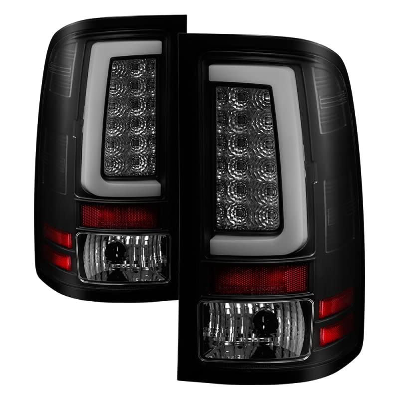 GMC Sierra 1500 07-13 Spyder 5084750 2500HD/3500HD 07-14 Light Bar LED Tail Lights - Black Smoke (does not fit 3500HD Dually Models) Version 2