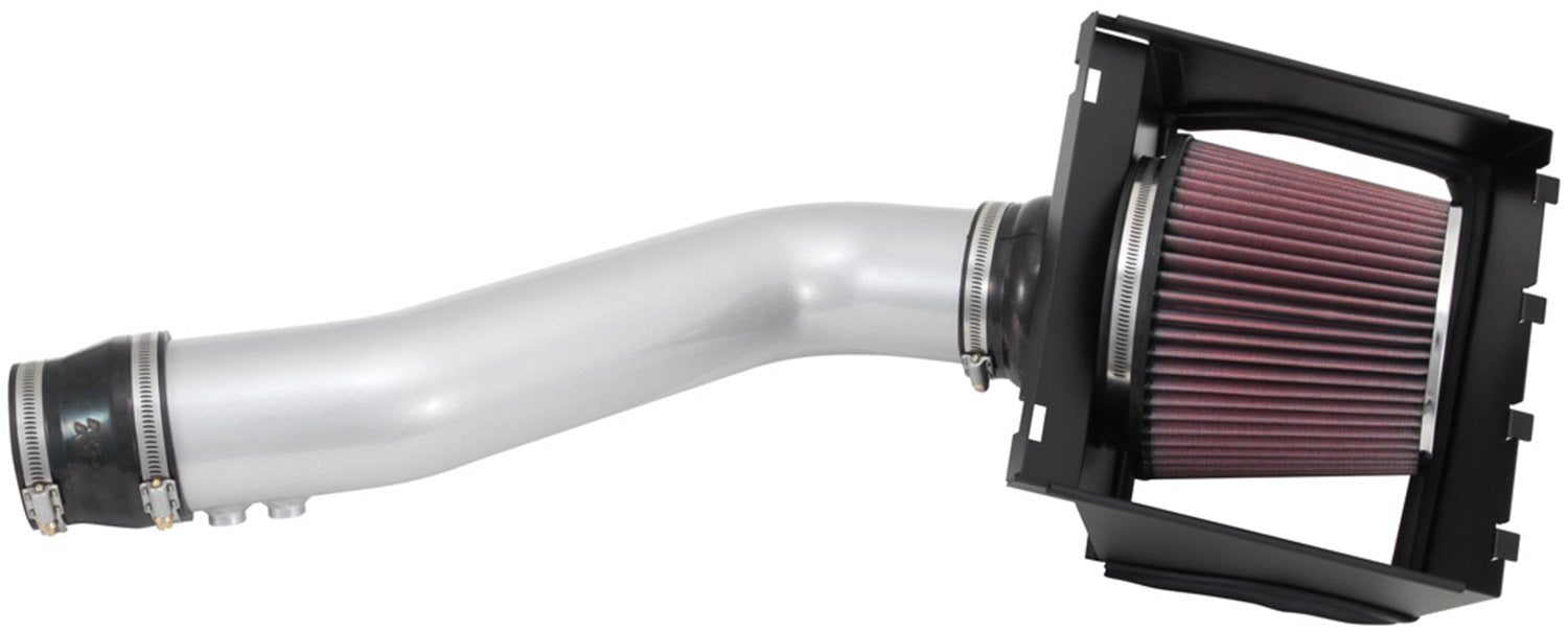 Cold Air Intake System K&N: High-Flow Air Filter, Increase Performance & Towing: Compatible with 2012-2014 Ford: F150, 77-2585KS