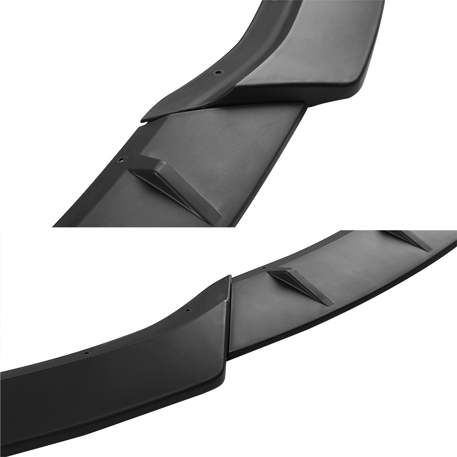 Matte Black Spec-D Tuning Front Bumper Lip Spoiler Splitter Body Kits Compatible with Ford F30 F35 2016-2019